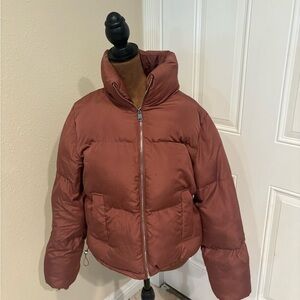 Women's Rust Puffer Jacket
